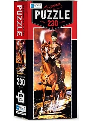 Daisy Home Blue Focus 230 Parça Kutulu Puzzle - Başkomutan Atatürk