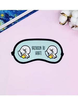 Daisy Home Yaşıyosun Bu Hayatı Tasarımlı Uyku Bandı