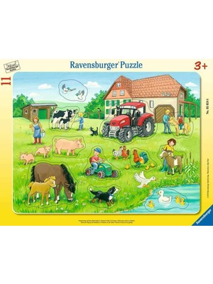 Daisy Home 50246 11 Parçalı Büyük Çerçeveli Puzzle Köyde Yaz