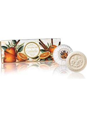 Daisy Home Saponificio Artigianale Fiorentino Sabun 3X100 gr - Orange And Cinnamon