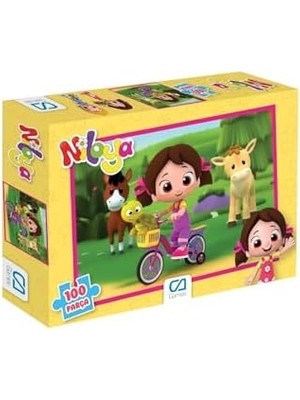 Daisy Home Niloya Lisanslı 100 Parça 34X24CM Çocuk Puzzle Yapboz Serisi