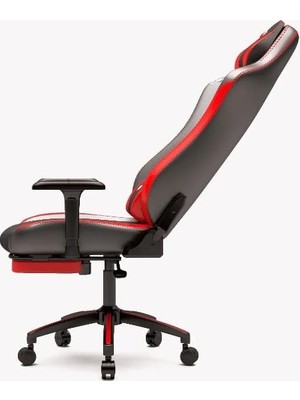 Daisy Home Zio Gaming Valor 1590B0511 Ayak Uzatmalı Profesyonel Oyuncu Koltuğu - Kırmızı Kumaş