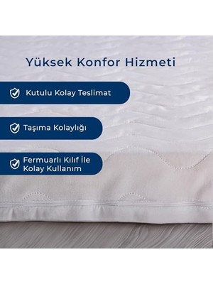 Daisy Home Günaydın Tek Kişilik Ortopedik Sünger Yatak 90X190 Beyaz