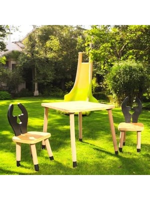Daisy Home Montessori Çocuk Aktivite Masa Sandalye Seti
