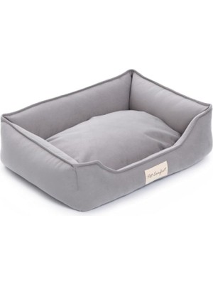 Teknocan Pet Leo Gri Kedi ve Köpek Yatağı Xs 45X55CM