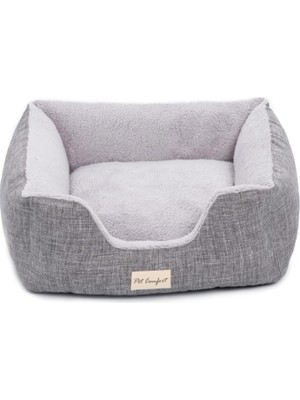 Teknocan Pet Echo Varro Gri-Gri Kedi ve Köpek Yatağı S 50X60CM