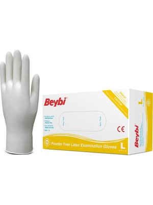 Teknocan Pudrasız Lateks Eldiven Large Beden