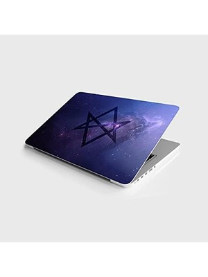 Teknocan Laptop Notebook Pc Kaplama Etiketi Galaksi Logo