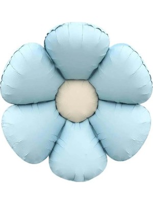 Teknocan Retro Papatya Pastel Folyo Balon Mavi 60 cm