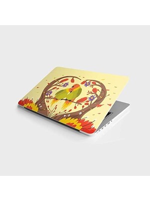 Teknocan Laptop Bilgisayar Notebook Pc Kaplama Etiketi Birds