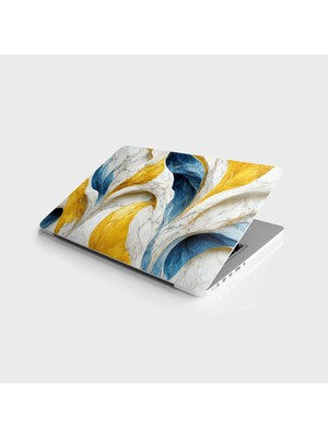 Teknocan Laptop Bilgisayar Notebook Pc Kaplama Etiketi Soyut Ebru
