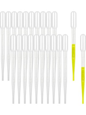 Teknocan Epoksi Reçine Damlalık, Mum Esans Damlalık 9 Adet 3ml Likit Aktarma Pipet, Malzemeleri, Likit Aktarma