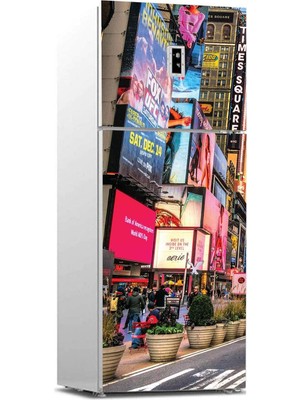 Teknocan Buzdolabı Kaplama Dolap Kaplama Etiketi Times Newyork
