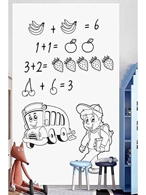 Teknocan Yapışkanlı Beyaz Yazı Tahtası Board Ders Çalışma 45CMX200 cm 1430