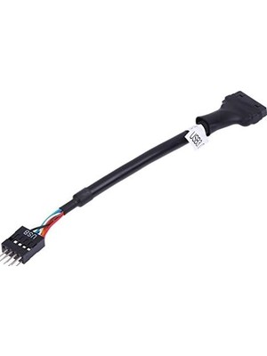 Teknocan 5026 19-20 Pin USB 3.0 To 9 USB 2.0 Çevirici Dönüştürücü Adaptör Kablosu