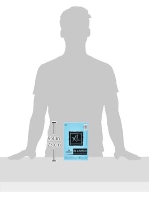 Teknocan Xl Serisi Yağlı ve Akrilik Kağıt, Katlanır Not Defteri, 14 x 21,5 Cm, 24 Yaprak, 136 LB/290 Gsm, Yetişkinler ve Öğrenciler Için Sanatçı Kağıdı