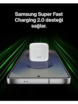Teknocan Usb-C Duvar Şarj Cihazı, 65W, Hızlı Şarj Bloku, Tip C Telefon Şarj Cihazı, 16/15/14/13, Galaxy S25, 9, Macbook, Ipad, Airpods, Chromebook ve Daha Fazlası - Beyaz