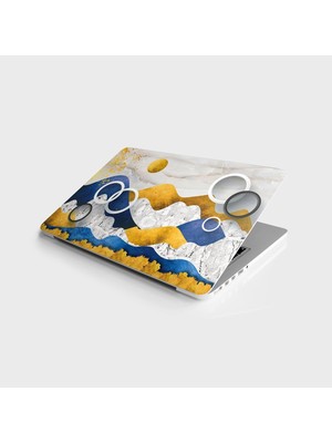 Teknocan Laptop Bilgisayar Notebook Pc Kaplama Etiketi Soyut Manzara