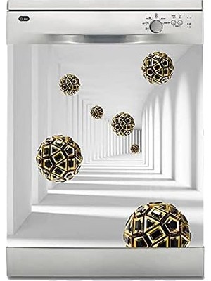 Teknocan Bulaşık Makinesi Kaplama Beyaz Eşya Kaplama 3D Sanat