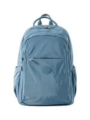 Teknocan Louisiana Polo Bolsas Kadın Okul Sırt Çanta Mavi 1092