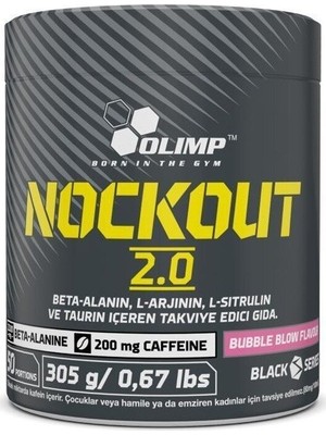 Olimp Nockout 2.0 Bubble Blow 305 G Unisex Güç ve Performans EKP0108 İçin Toz Takviye Edici Gıda