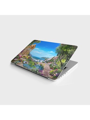 Teknocan Laptop Bilgisayar Notebook Pc Kaplama Etiketi Roma Bahçesi