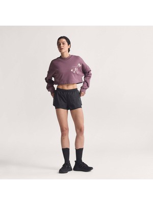 adidas Adi365 Hk Running Crew Kadın Mor Koşu Sweatshirt.-