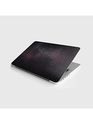 Teknocan Laptop Notebook Pc Kaplama Etiketi Altıgen Karbon
