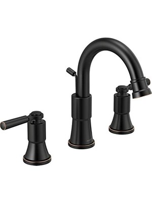 Teknocan Musluk Westchester Yaygın Banyo Iki Kulplu, Yağlı Boya Bronz