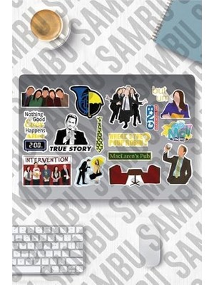 Teknocan How I Met Your Mother Temalı Etiket Seti 2 - Laptop Notebook Telefon