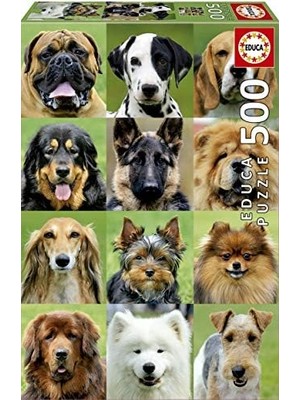 Teknocan Educa 500 Parçalık Köpek Kolajı Puzzle