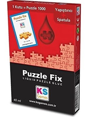 Teknocan Ks Puzzle Yapıştırıcısı 1000 Parçalık 40 Ml. Renkli 6+