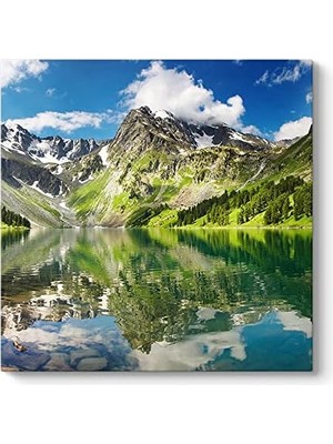 Teknocan Dağ Gölü Tablosu 80 x 80