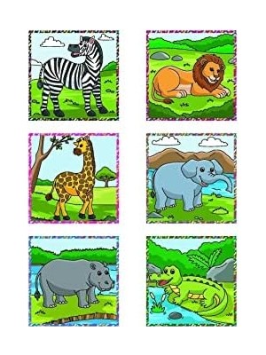 Teknocan Hayvanları 3D Manyetik Puzzle (9 Mıknatıslı Küp 6 Yapboz)