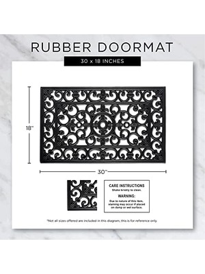 Teknocan Dıı Kauçuk Paspaslar Koleksiyonu Tüm Hava Koşulları, 18X30, Güneş Parşömeni