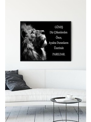 Teknocan (PSTER9888) Aslan Girişimcilik Çerçeveli Tablo 4 (30 x 40CM)