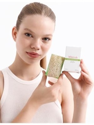 Teknocan Let'scrub Doğal Kabak Lifli Aloe Sabunu - Shea Yağı Ile Zenginleştirilmiş Nem Bombası 130 gr