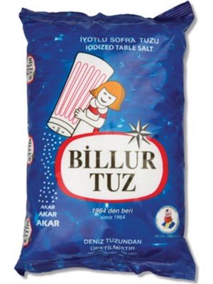 Teknocan Billur-Tuz 750 gr Rafine Iyotlu x 10 Adet