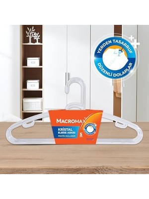 Teknocan Macro Max Kristal Elbise Askısı X5