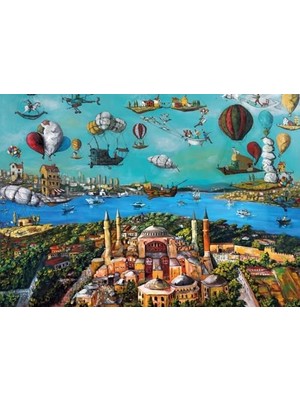 Teknocan 22523 Migration Routes Hagia Sophia 2000 Parça Puzzle -Ks Puzzle