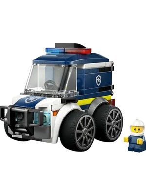 Teknocan City Araçlar - Kamyonu 60481 – 5 Yaş ve Üzeri Erkek ve Kız Çocuklar Için Memuru Minifigürü Içeren Yaratıcı Oyuncak Araba Yapım Seti, Çocuklar Için Eğlenceli Hediye Fikri (71 Parça)