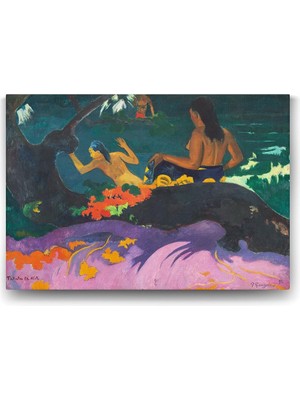 Teknocan Paul Gauguin - Fatata Te Miti Tablosu - 60X40CM
