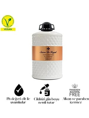 Teknocan Savon De Vegan Sıvı Sabun Pearl 2,5 Lt, Misk, Vanilya (2 Paketi)