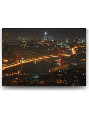 Teknocan Istanbul Boğaz Manzara Tablosu - 125X80CM