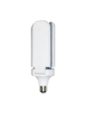 Teknocan 42 Watt 3 Kollu Pervane LED Ampul, Yüksek Güçlü Katlanabilir Fan Lamba, 6500K Beyaz Işık, 3250 Lümen, E27 Duy Standart, Garaj ve Geniş Salonlar Için LED Aydınlatma