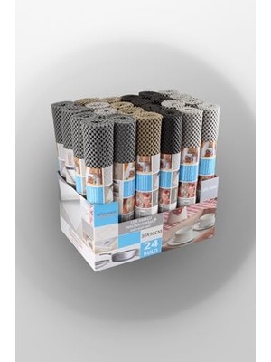 Teknocan Anti - Slip Mat 30 x 90 cm 2 Adet Örme Desen Halı Kaydırmaz, (2 Adet)