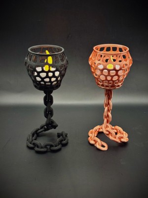 Other Zincir Tasarım Modern Şamdan-Chain Candle Holder