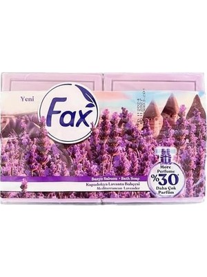 Teknocan Fax Kapadokya Lavanta Kalıp Sabun 150GX4