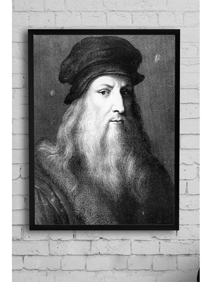 Teknocan (PSTER10613) Vinci Bilimsel Çerçeveli Tablo (30 x 40CM)