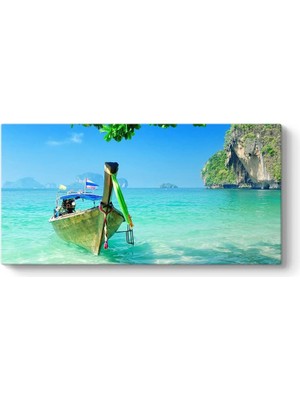 Teknocan Tayland Krabi Manzara Tablosu 80 x 40